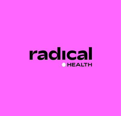 Radical Health | Logo Design art direction branding graphic design illustration logo typography