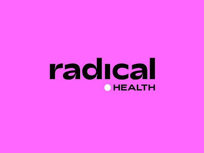 Radical Health | Logo Design art direction branding graphic design illustration logo typography