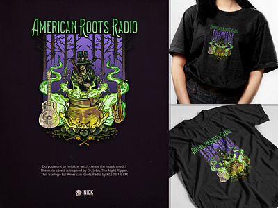 American Roots Radio apparel brand identity branding design design studio graphic design hand drawing hand drawn illustration illustrator logo logo design merchandise vector vintage vintage design vintage logo