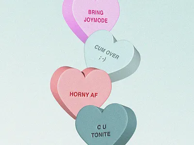 Joymode | Valentine's Social Design branding graphic design illustration social typography