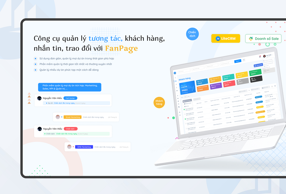 CRM - UI UX by Tuyen Alice on Dribbble