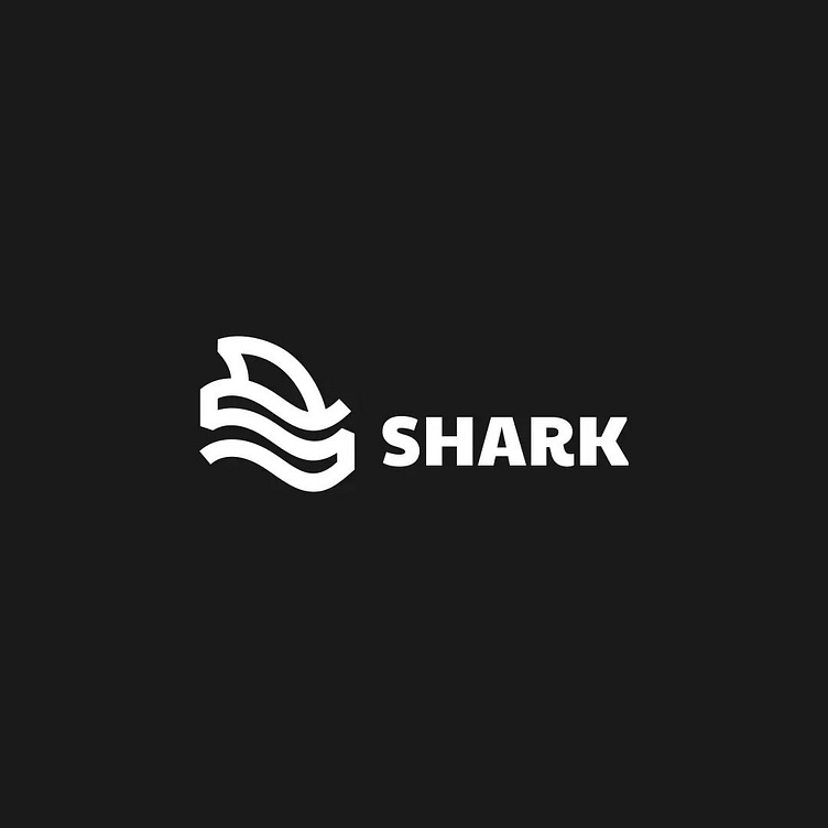 Letter S + Shark Logo by Garagephic Studio on Dribbble