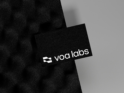 Voa Labs — Brand Identity ai brand brand identity branding design lettering lettermark logo logotype monogram startup symbol tech technology type typography v lettermark wordmark