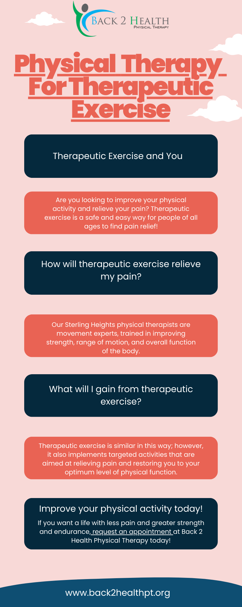 Physical Therapy for Therapeutic Exercise by Back2Health Physical ...