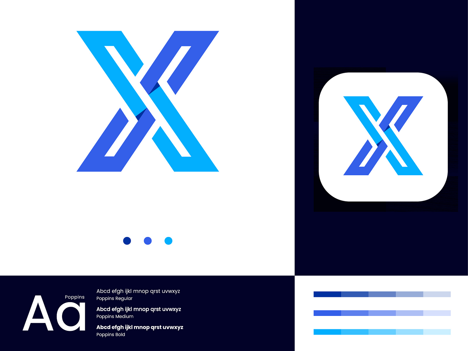 Letter X - Modern logo by Md Sadik Islam on Dribbble