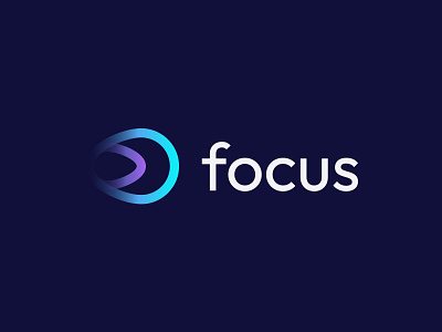 Focus app icon brand brand identity branding dot focal focus focused icon identity logo monogram point round startup