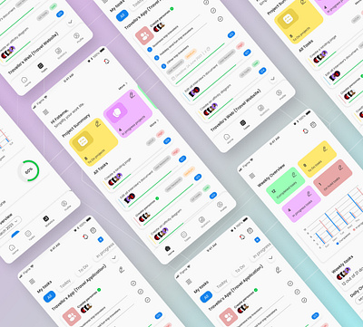 Task and Project Management App app design application concepts project management task management task management app ui user experience user interface ux