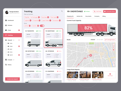 Fleet Management Dashboard app design courier delivery app delivery admin panel dashboard fleet management dashboard fleet management software logistics app logistics app development mobile app supply chain transportation app ui design