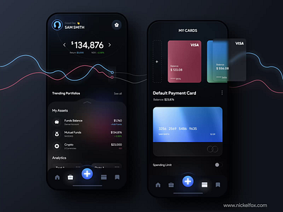 All-in-One Finance iOS Android App animation app banking crypto design e wallet exchange finance finance management fintech ios mobile app mobile design motion graphics payment trading transaction ui ui visual design ux