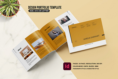 Design Portfolio Template album brochure creative design portfolio designer graphic design minimal multipurpose portfolio presentation showcase studio template work portfolio