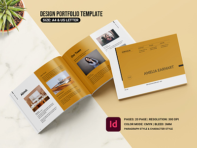 Design Portfolio Template album brochure creative design portfolio designer graphic design minimal multipurpose portfolio presentation showcase studio template work portfolio