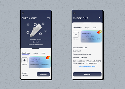 Daily UI challenge- 002 Checkout screen 002 checkout screen dailyui dailyuichallenge figma ui visual design