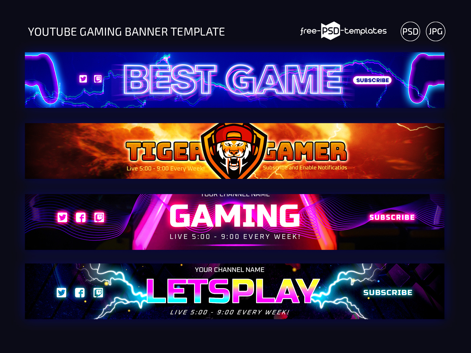 Create Gaming  Banner  How To Make A Gaming