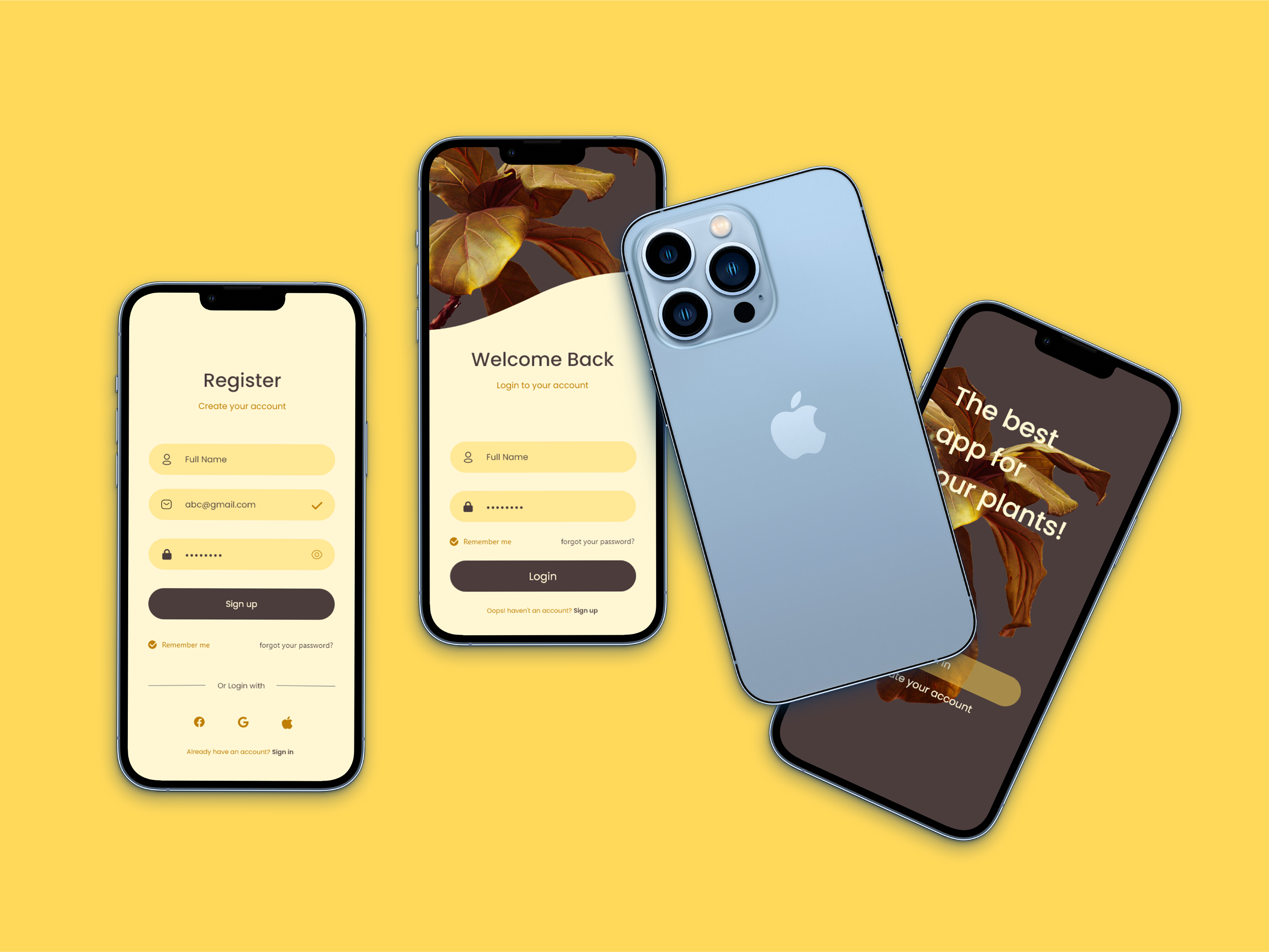 App Design: Login - Signup adobe illustrator adobe xd advertising application branding design figma graphic design login mobile app mobile ui typography ui ui ux user interface ux