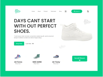 Shoes Store Landing Page - Shopify Shoe Store Website adidas air jordan airmax ecommerce footwear homepage nike shoe shoe landing page shoe shopify store shoe store shoe website shoes store landing page shopify store shopify website sneaker store sneakers ui design vans web design website design