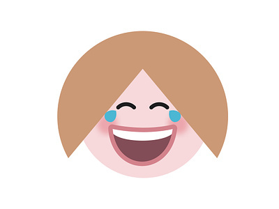 EMOJI branding character character design design digital painting emoji emoji design graphic design illustration laughter emoji logo minimal minimal design minimal emoji painting vector