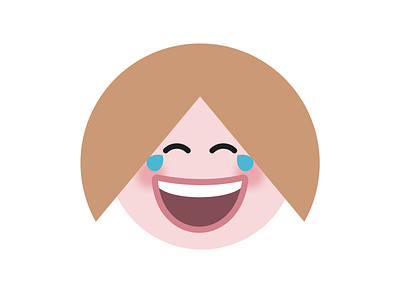 EMOJI branding character character design design digital painting emoji emoji design graphic design illustration laughter emoji logo minimal minimal design minimal emoji painting vector