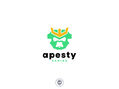 apesty logo ape apparel gaming monkey