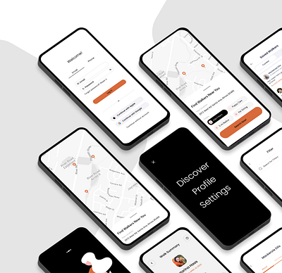 Wag Case Study - Dog Walking App app application branding clean design minimal mobile personas product design prototype ui user research ux