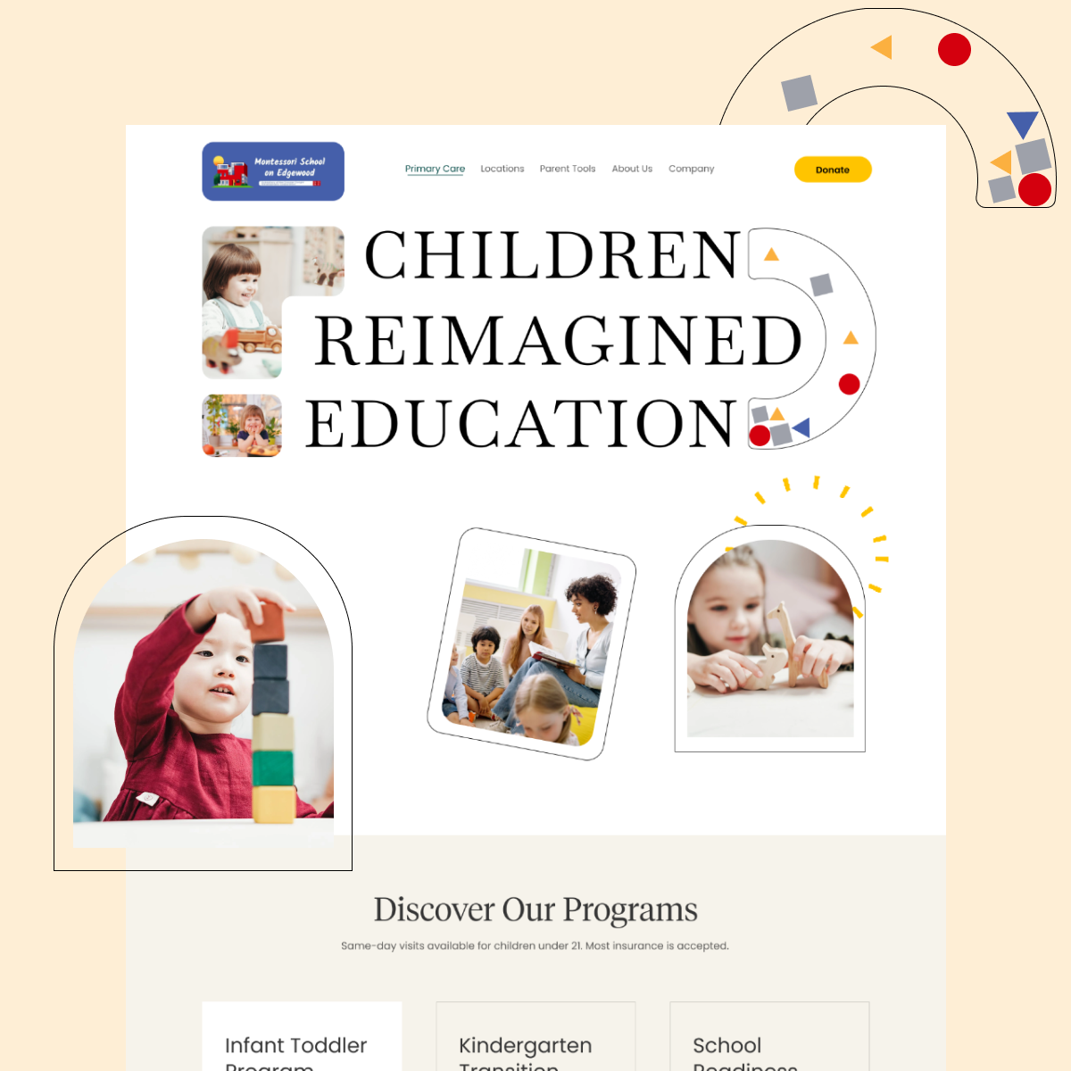 Example of Montessori School Website