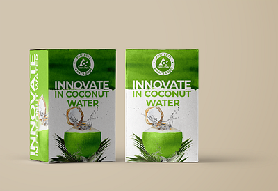Coconut water Presentation Kit brochure design graphic design packaging packaging design
