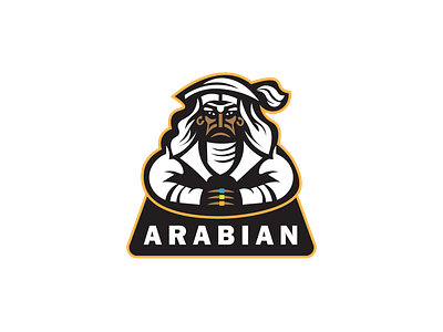 Arabian Mascot logo Design branding design graphic design illustration logo mascot logo vector