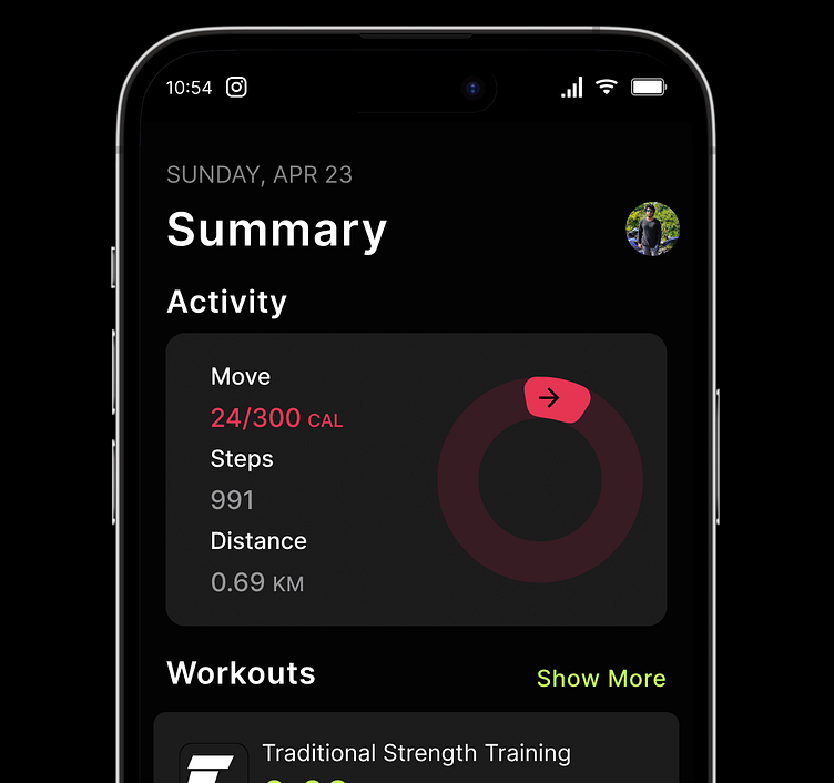 Apple Fitness App by Karri Naveen Kumar on Dribbble