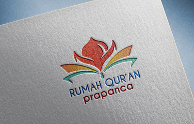 Logo Branding Rumah Quran Prapanca graphic design logo muslim