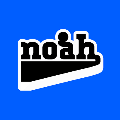 Noah Sport Logotype active bold classic italy logo logotype noah power retro sport typography ultimate vector vintage