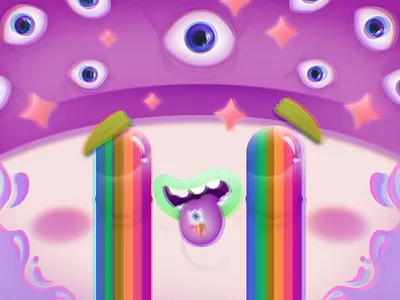 👁️third Eye 2d 2dart art artwork color design graphic design illustration landing magic magicmushroom mushroom poison psychedelic