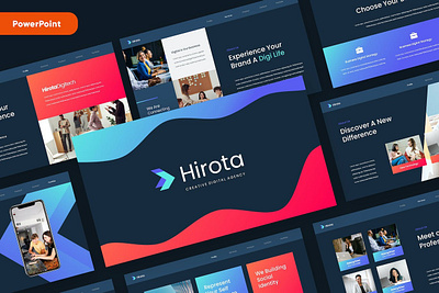 HIROTA - Creative Agency Powerpoint abstract annual business clean corporate download google slides keynote pitch pitch deck powerpoint powerpoint template pptx presentation presentation template professional slides template ui web