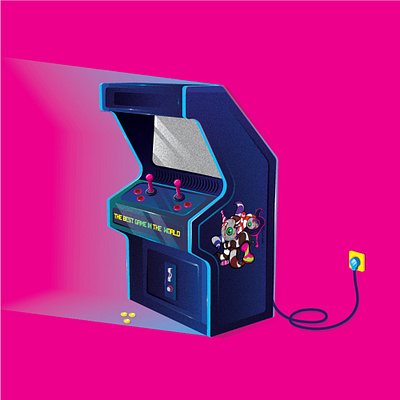 Atari Machine branding design ecommerce graphic design illustration