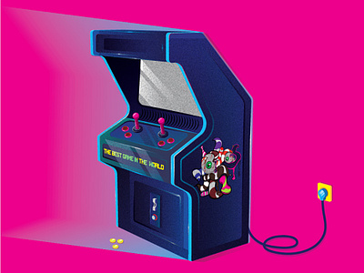 Atari Machine branding design ecommerce graphic design illustration