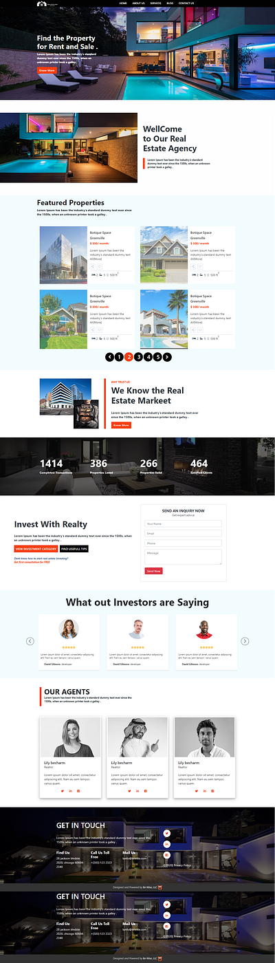 Find the property branding design typography ui