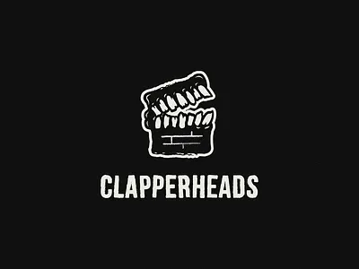 Сlapperheads alchemy behance bones clapperboard creepy dark devil game graphic design halloween horror illustration logo mystic shadows skull teeth witch