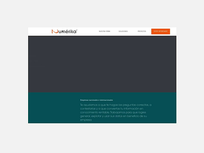Numerika | Homepage design ui web web design webdesign website