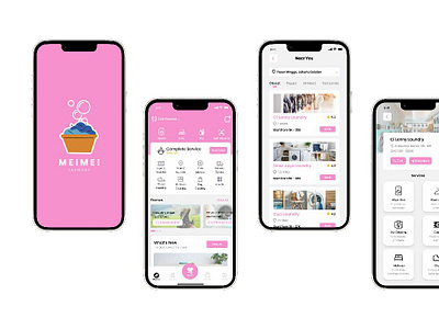Meimei Laundry — Simplify Your Laundry Day! app design ui