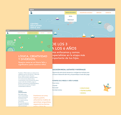 CE Siglo XXI | Responsive layout branding design illustration ui vector web web design webdesign website