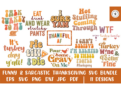 Funny and Sarcastic Thanksgiving SVG Bundle design graphic design graphic tees groovy fall design merch design retro retro thanksgiving shirt svg retro thanksgiving svg retro thanksgiving svg bundle silhouette cut files svg cut files t shirt designer thankful svg thanksgiving thanksgiving bundle svg thanksgiving png thanksgiving shirt svg thanksgiving svg tshirt design typography tshirt design