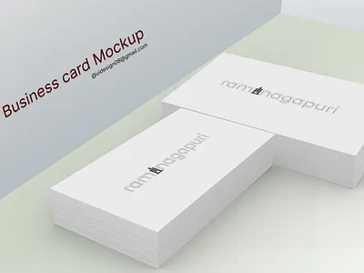 Business Card Mockup animation branding business card mockup design figma graphic design illustrotar landingpage logo ui
