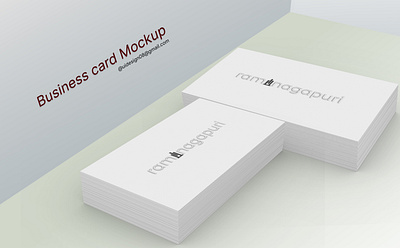 Business Card Mockup animation branding business card mockup design figma graphic design illustrotar landingpage logo ui