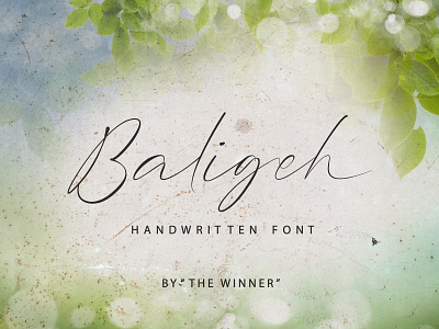 Baligeh Font art