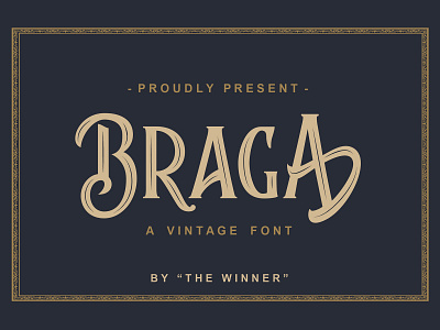 Braga Font art
