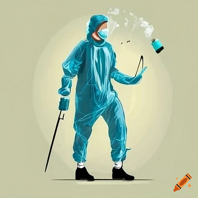 Illustration: Pest Control Service graphic design illustration
