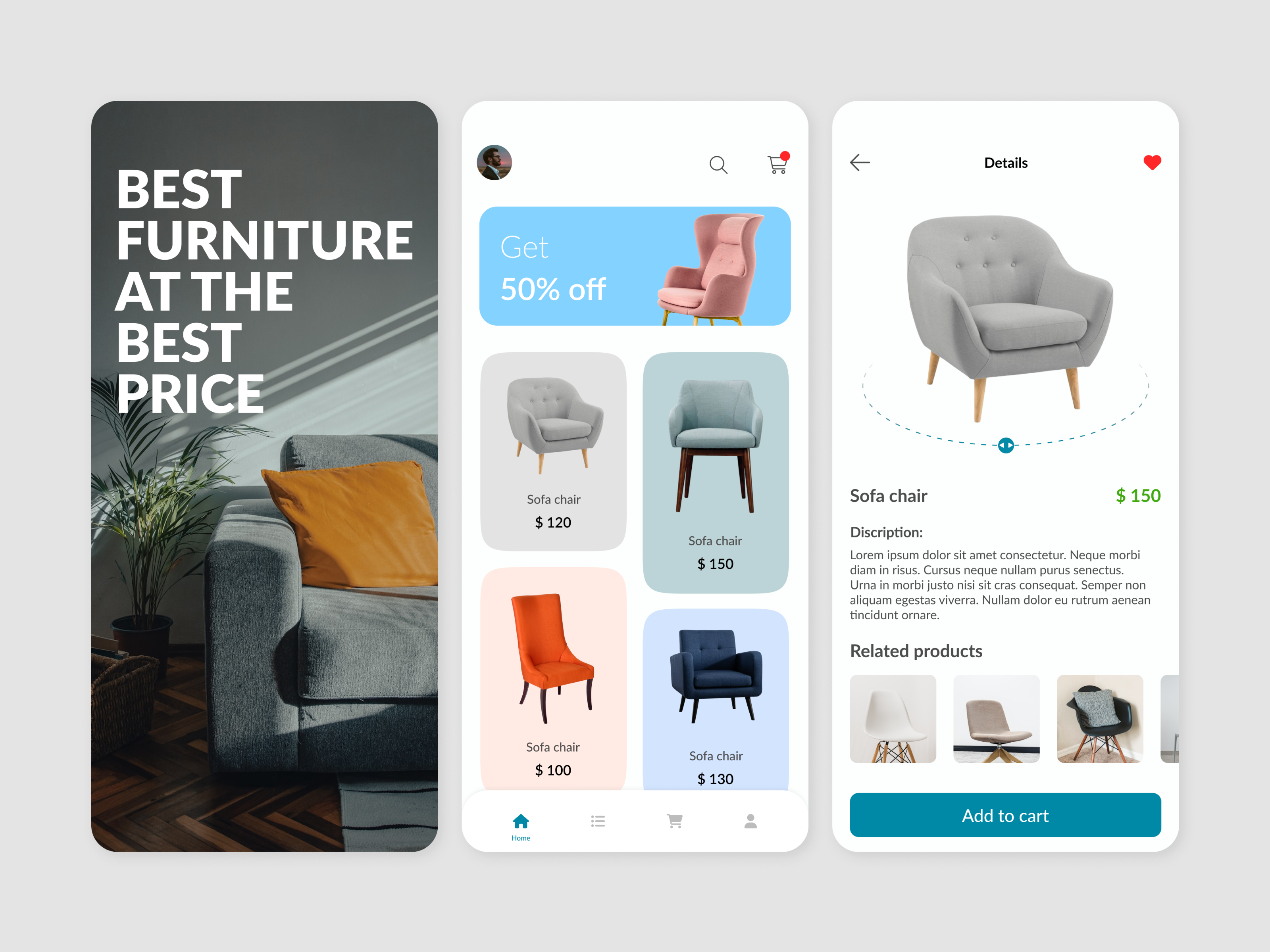 Furniture App By Novus Logics On Dribbble   Original 95a06ed54ad37850ccb6e64e807a1232 