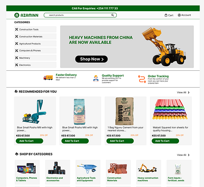 Online Shopping Mall - Landing Page Design ecommerce home page landing page online shopping shopping mall shopping website uxui design website