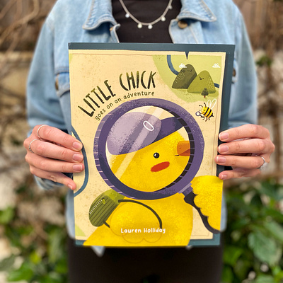 Little Chick goes on an adventure | Picture Book book childrens book graphic design illustration illustrator kidslitart picture book procreate published