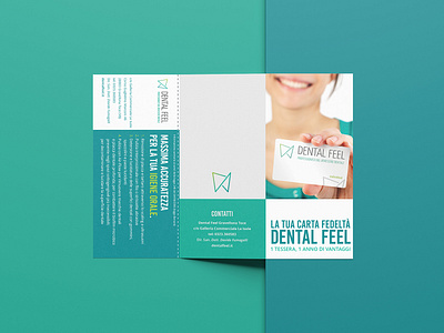 DentalFeel Print Brochure branding design graphic design typography