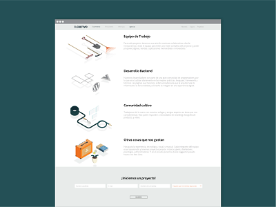 El Cultivo | About design illustration ui vector web web design webdesign website