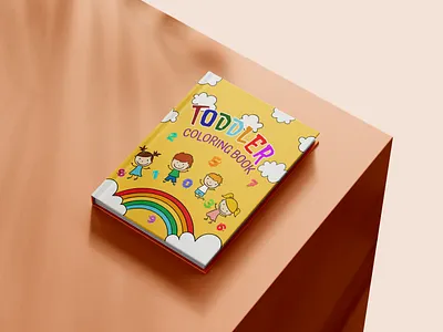 Children Coloring Book adobe illustrator amazon kindle book cover branding children book coloring book cover graphic design publishing self publishing